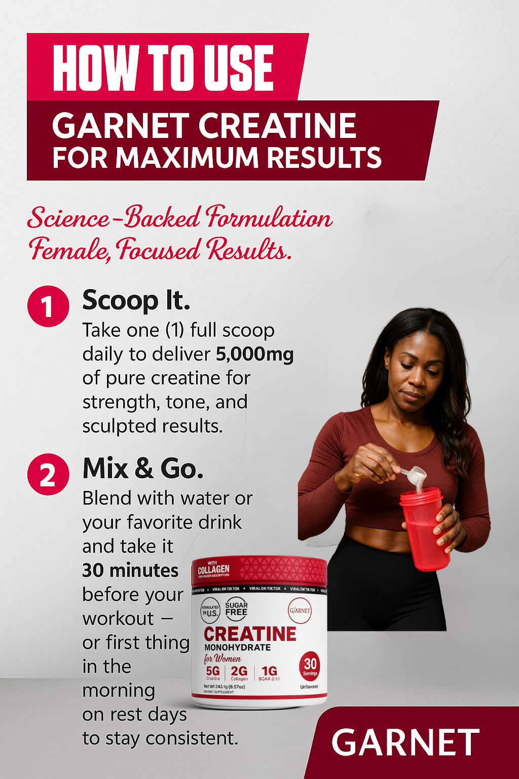 Reclaim Creatine for Women