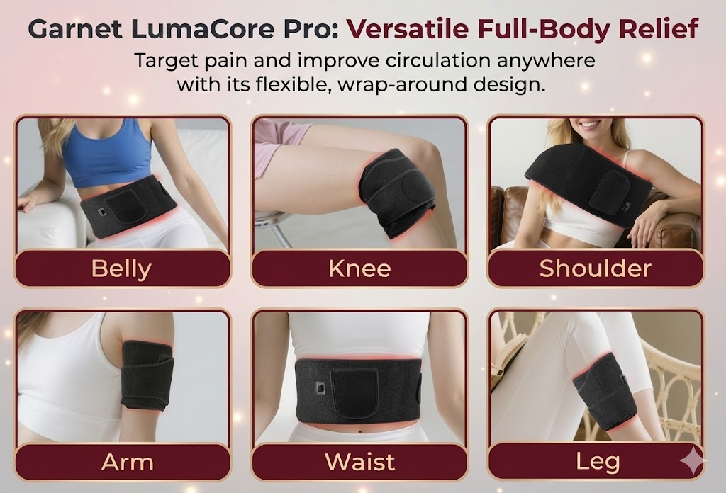 LumaCore Pro Red Light Therapy Belt