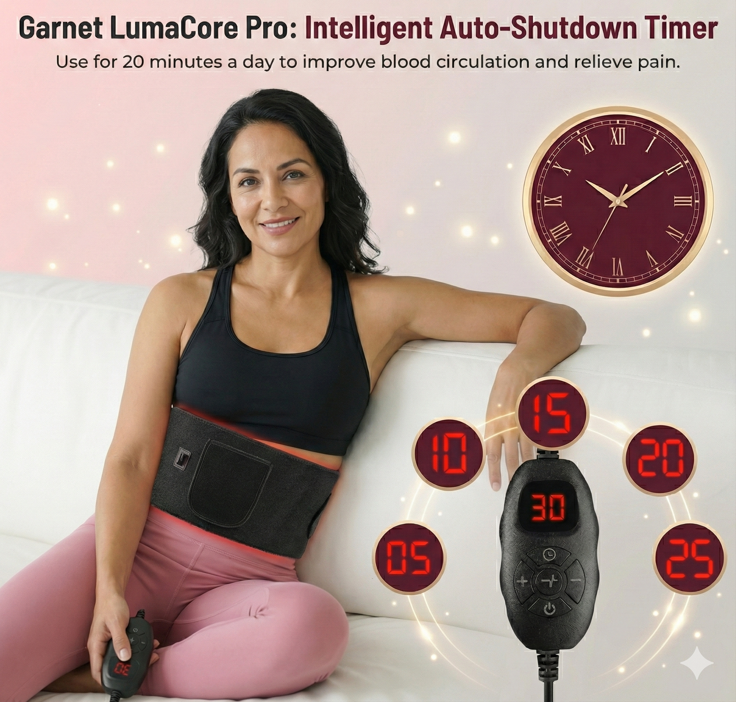 LumaCore Pro Red Light Therapy Belt