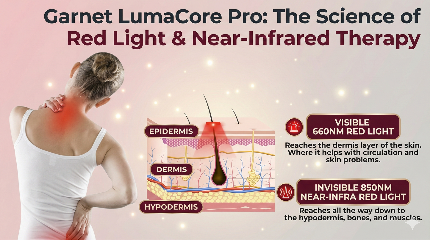 LumaCore Pro Red Light Therapy Belt