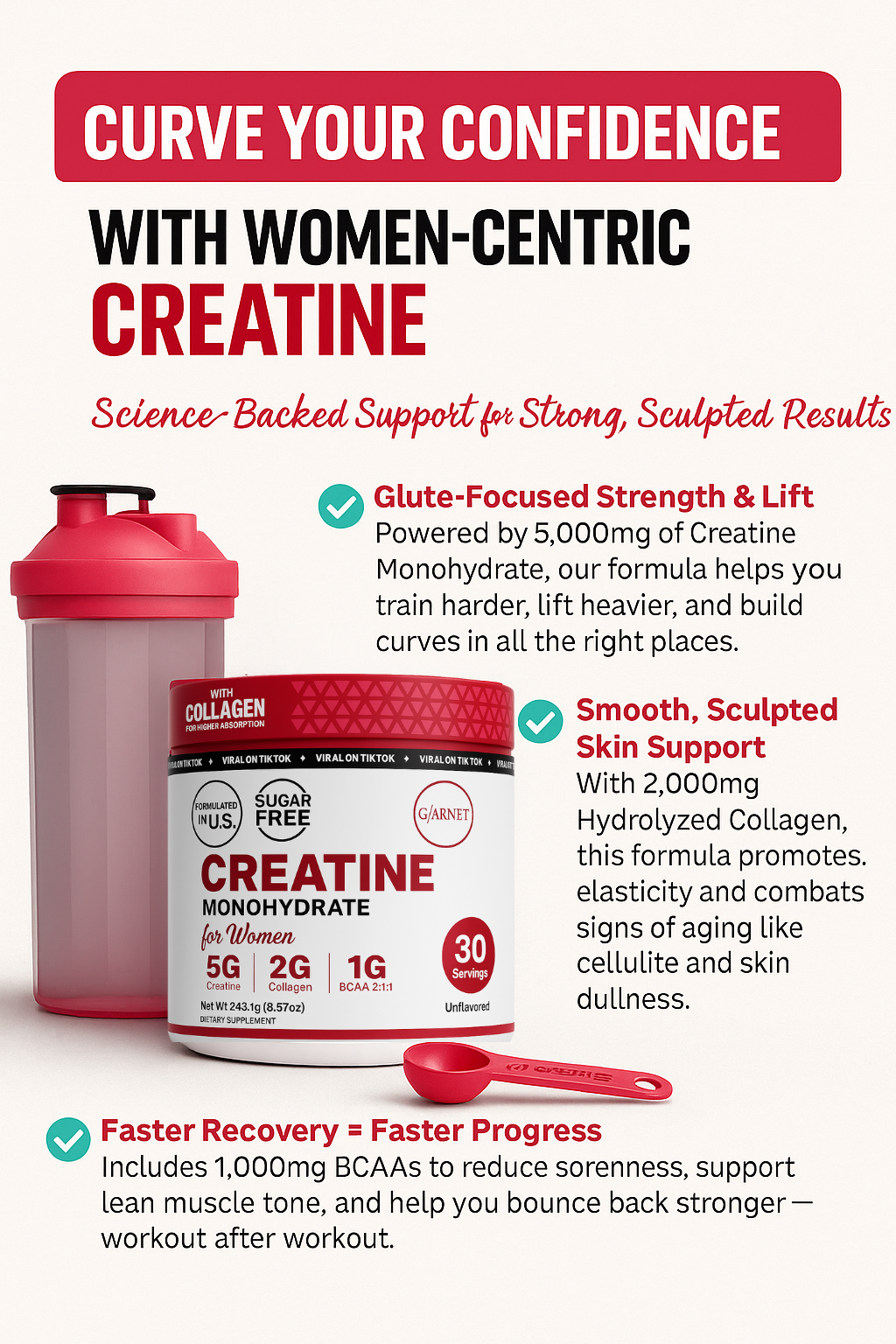 Reclaim Creatine for Women